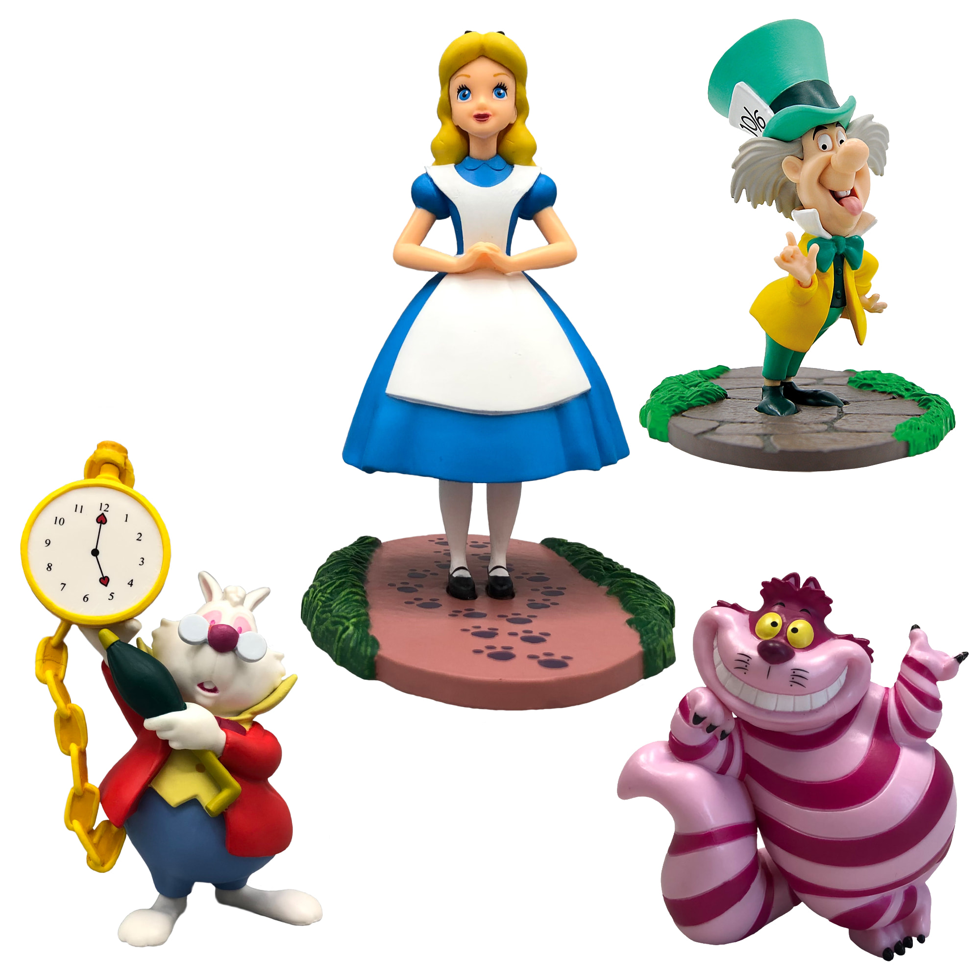 Set Alice Nel Paese delle Meraviglie 4 personaggi