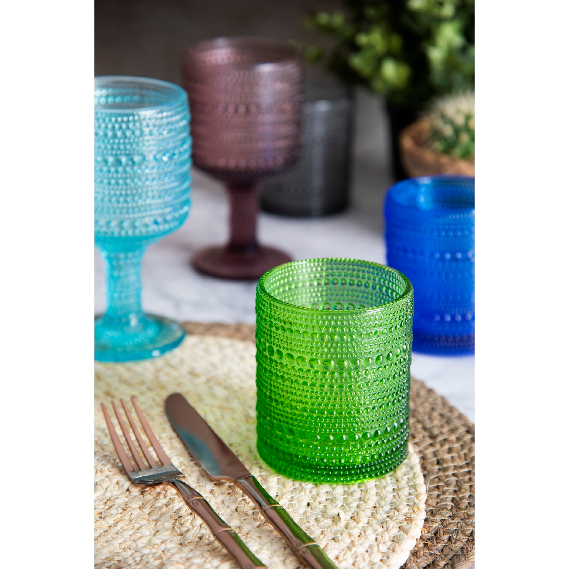 Set de 6 verres Excelsa – Aurora, Verre Multicolore