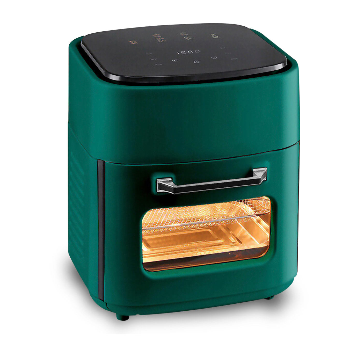 Freidora de aire 2 en 1 con horno. 15L, 1800W. Panel táctil, calentamiento 3D, rejilla antiadherente de acero inoxidable.