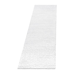 FLUFFY - Tapis shaggy uni à poils longs Blanc