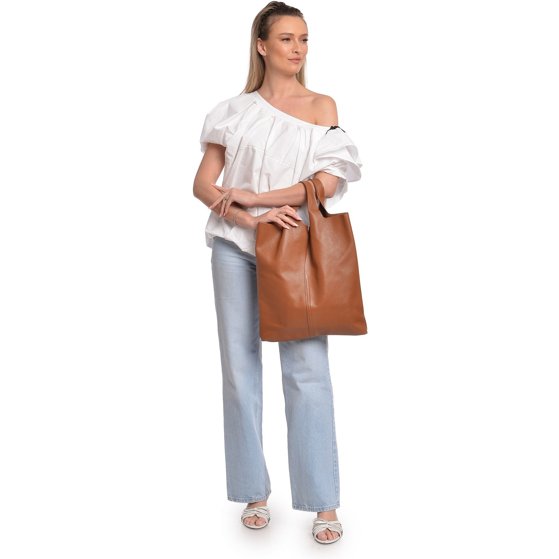Shopper Anna Luchini Cammello