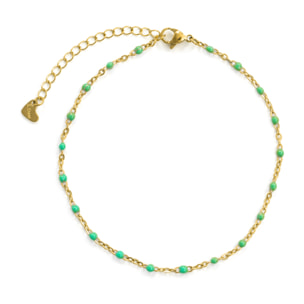 Tobillera Belme acabado oro amarillo 18k
