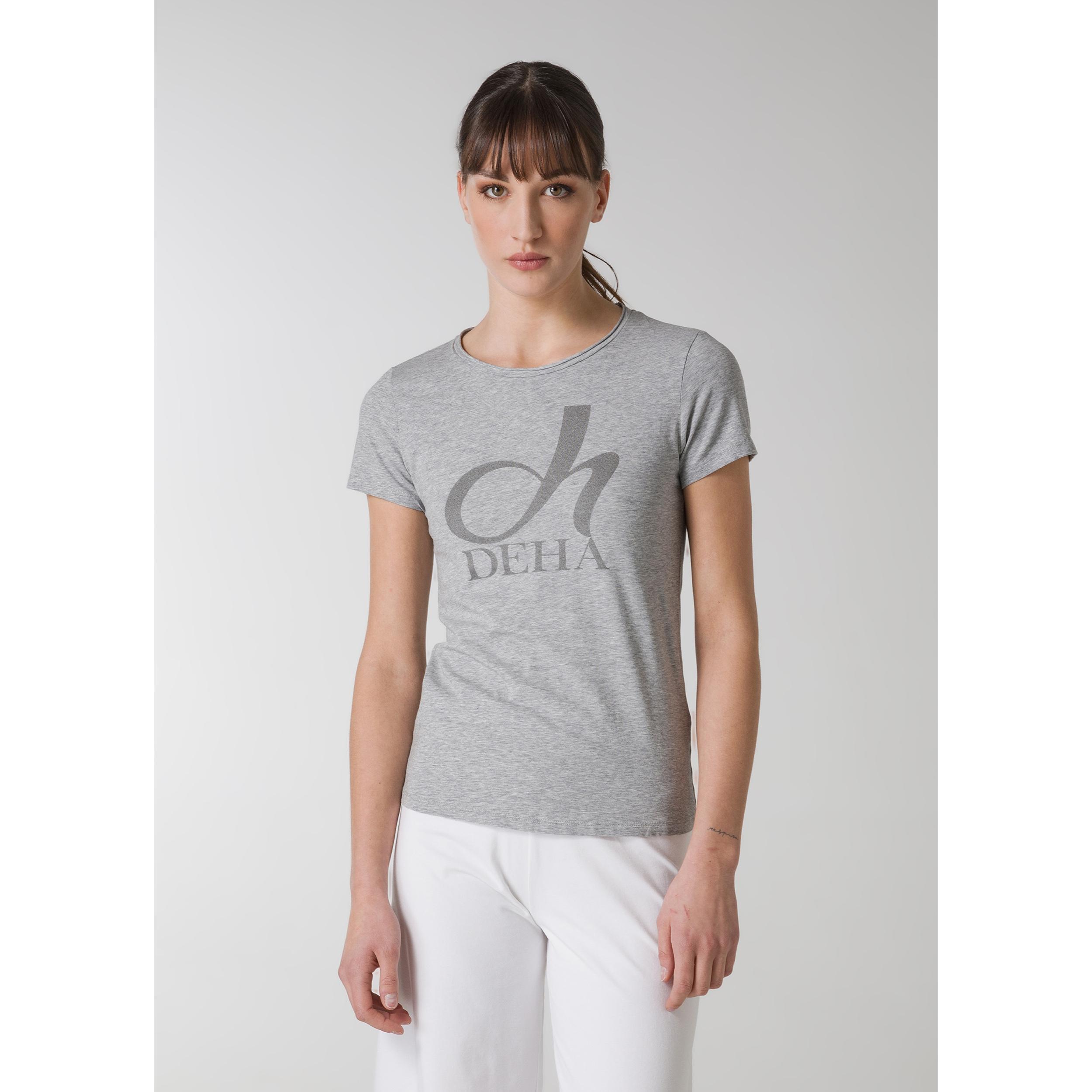 DEHA - T-shirt GRAPHIC STRETCH T-SHIRT in cotone per donna