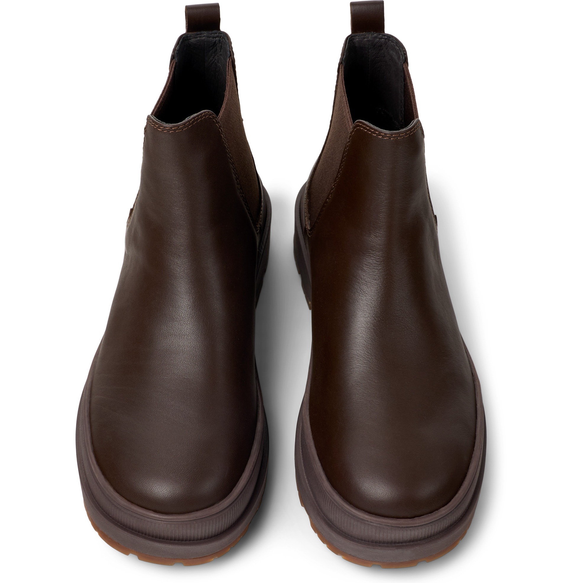 Botines - CAMPER Brutus Trek - Marron - Cuero liso