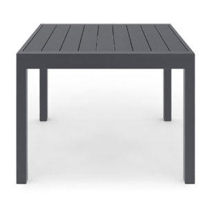 Table de jardin extensible 90-180cm polywood gris