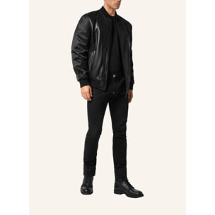 PHILIPP PLEIN Leather Bomber