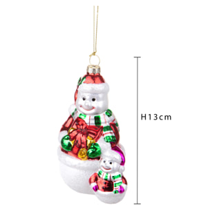 Pupazzo neve - Pezzi 6 - 8,6xH13x6,6cm - Bianchi Dino SpA