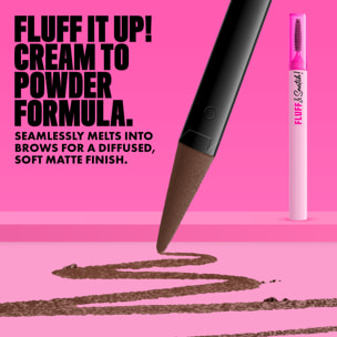 NYX Professional Makeup Fluff & Snatch Crayon Sourcil Précision Effet Poudré COOL ASH BROWN