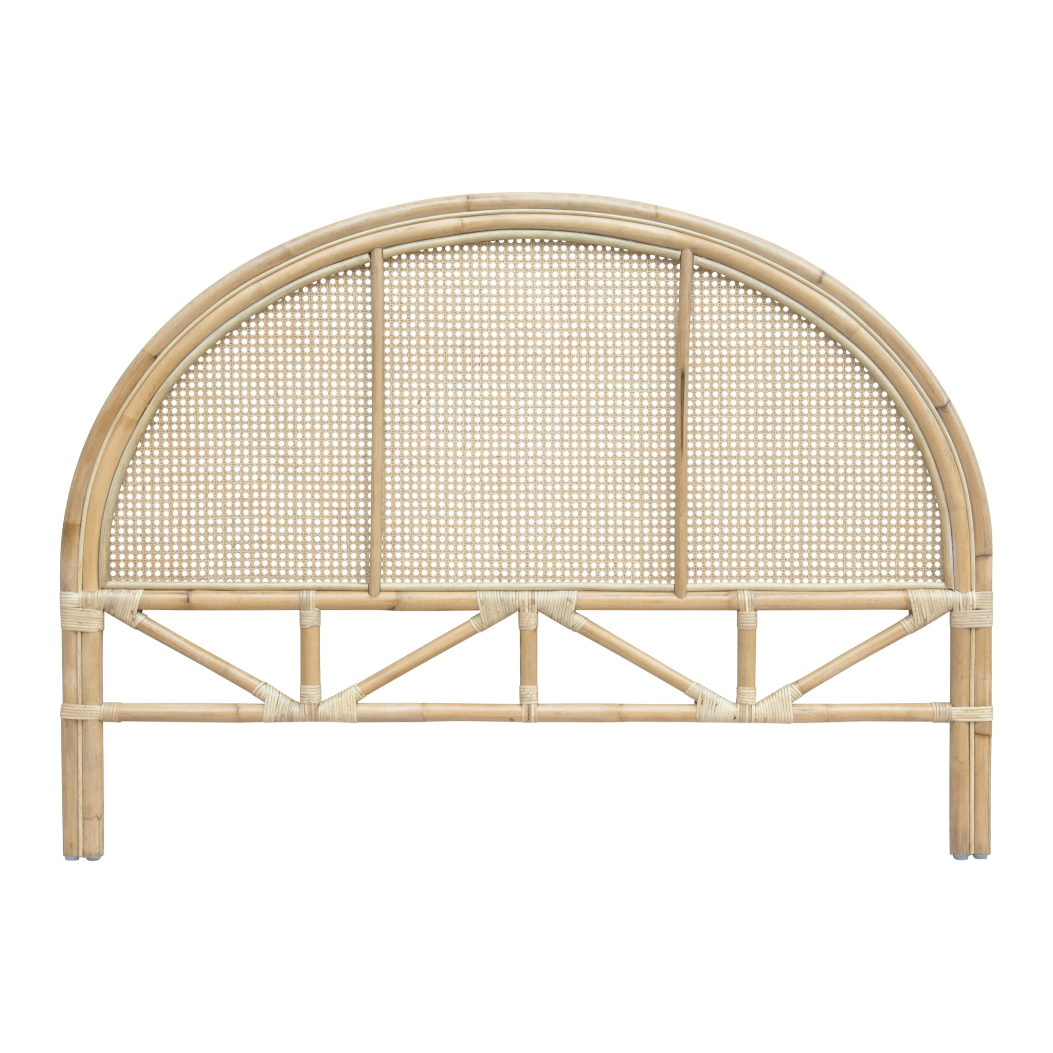 Tête de lit 140 cm en rotin et cannage - Madya