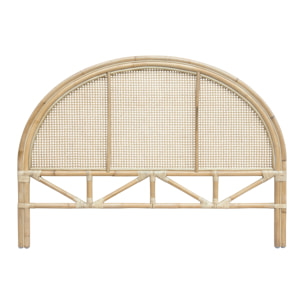 Tête de lit 140 cm en rotin et cannage - Madya
