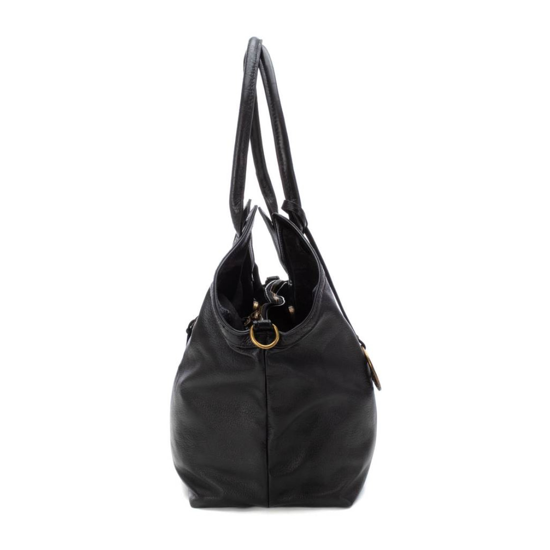 Bolso hombro de piel negro