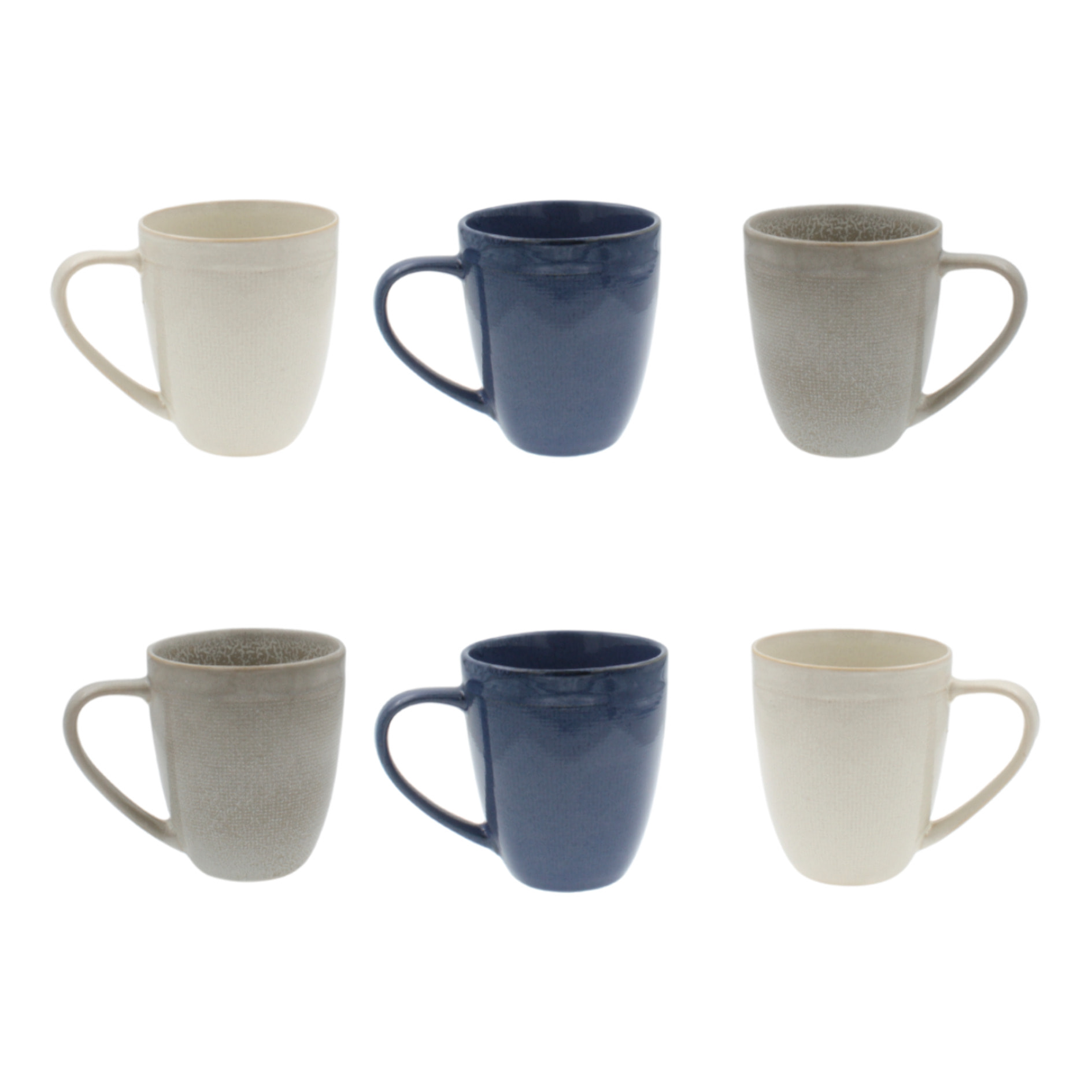 Lot de 6 mugs, OIA