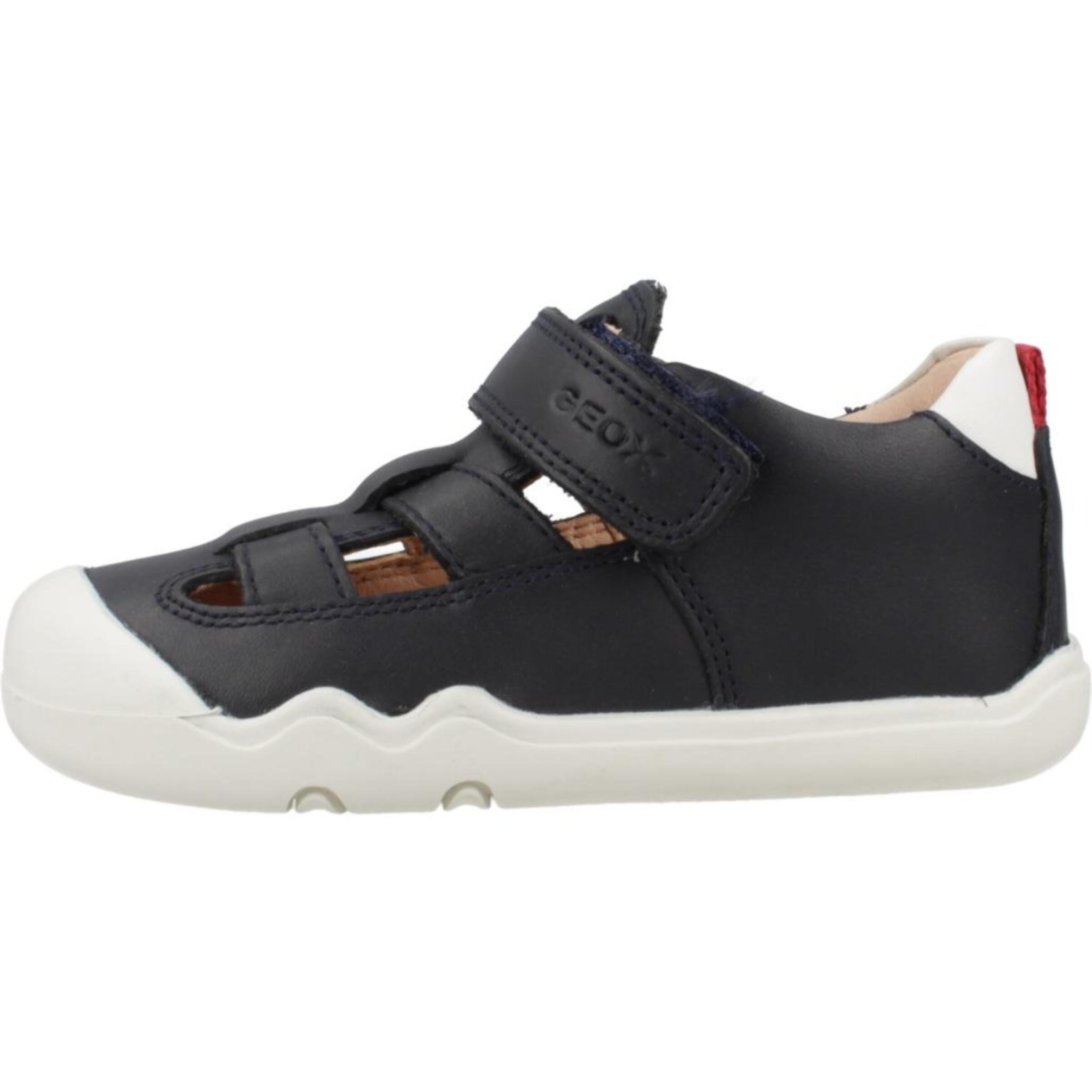 Sandalias Niño de la marca GEOX  modelo B STEPPIEUP BOY NEGRO