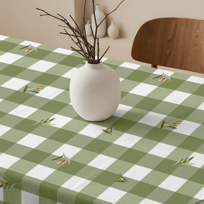 Nappe anti-taches 100% coton Asier