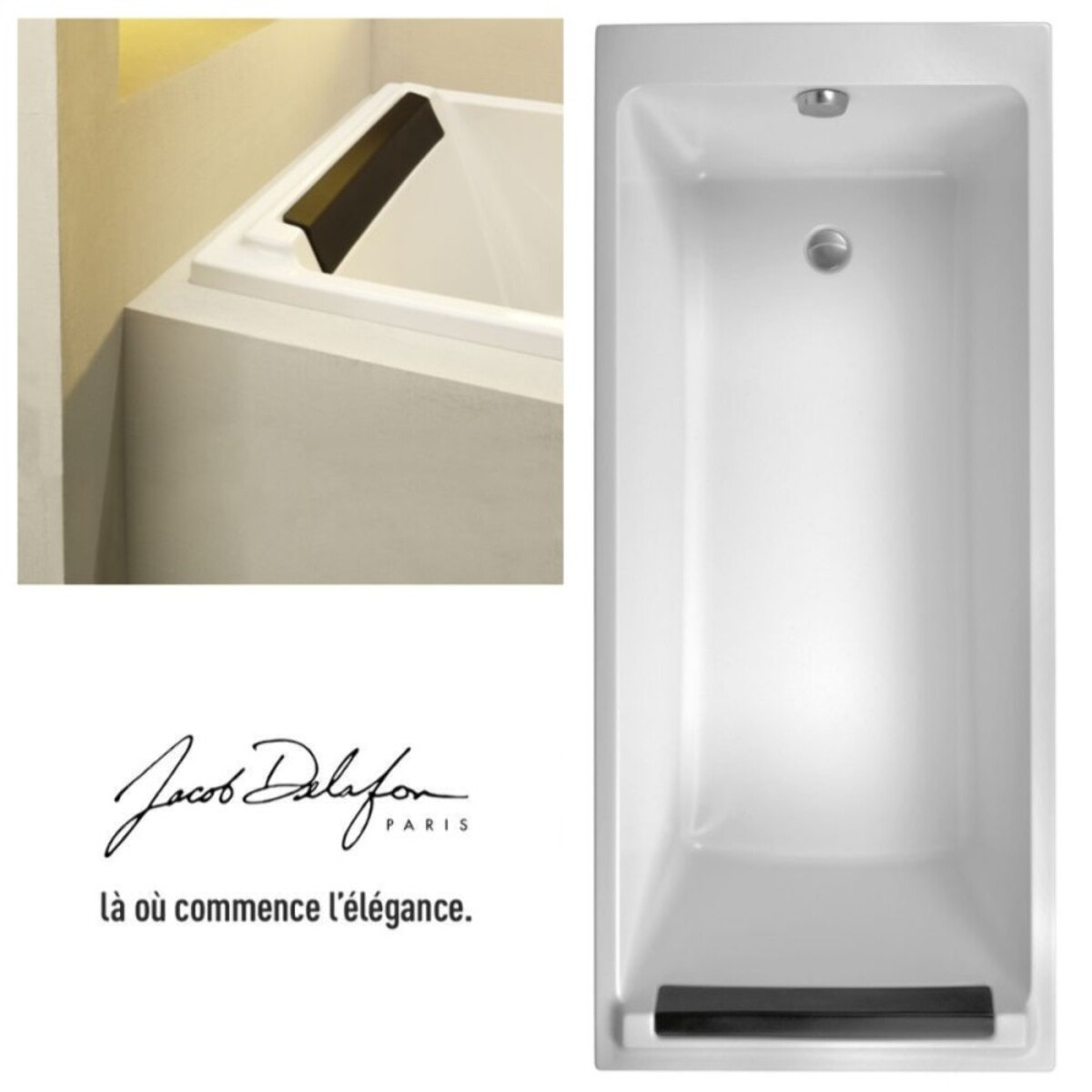 Baignoire droite Spacio