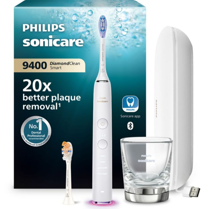 Brosse à dents électrique PHILIPS Sonicare Diamondclean Smart 9400 HX9917/88