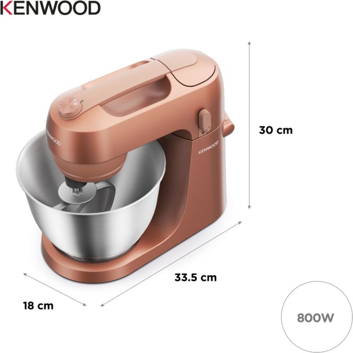Robot pâtissier KENWOOD Go KZM35.000RD