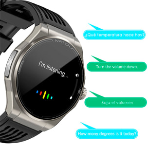 Smartwatch JA03. Llamadas Bluetooth con funciones avanzadas de salud: ECG, lípidos, glucosa, oxígeno en sangre, tensión arterial, composición sanguínea y composición corporal.