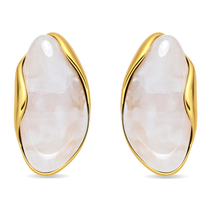 Pendientes Chisab acabado oro amarillo 18k