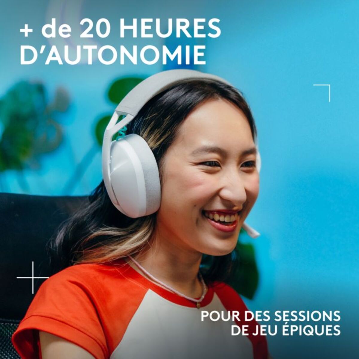 Casque gamer LOGITECH G321 Blanc  Lightspeed