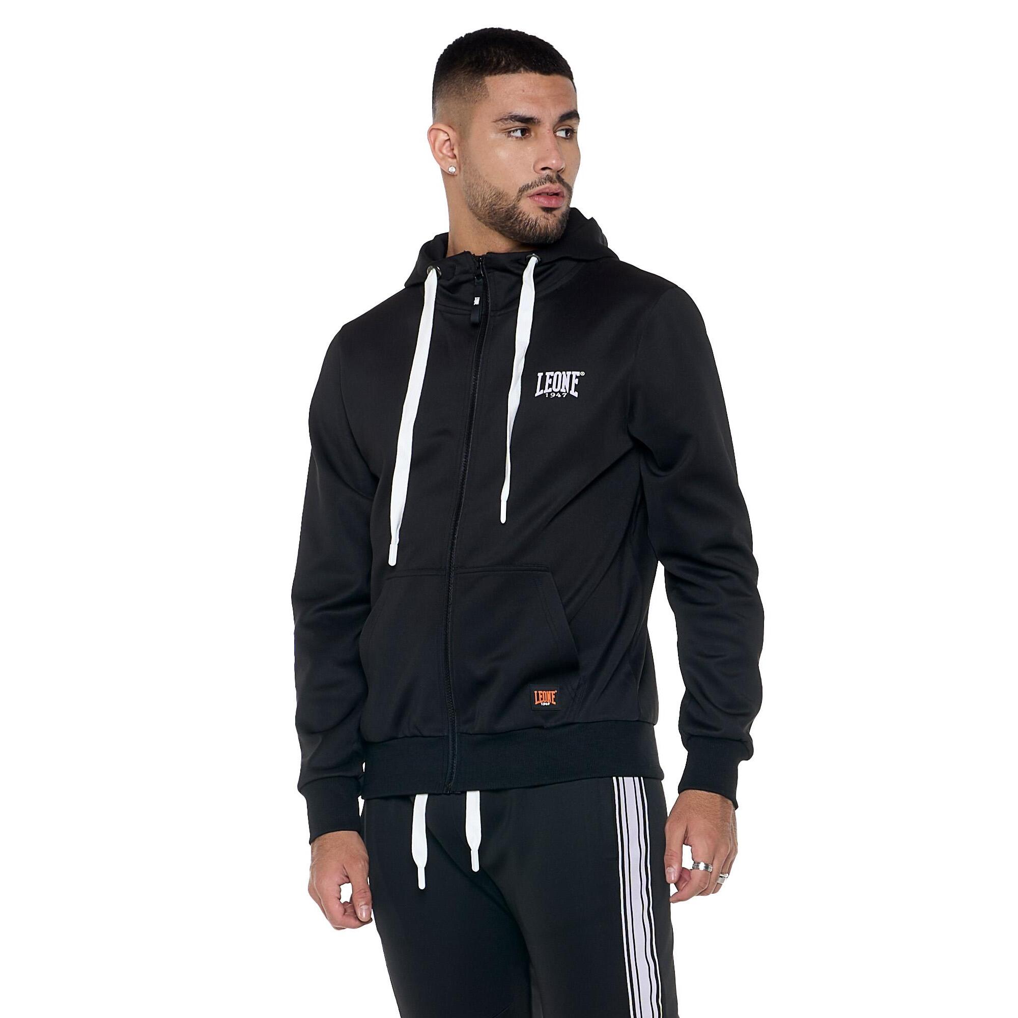 Tuta da uomo in tessuto tecnico con zip Leone 1947 Apparel "Tech"