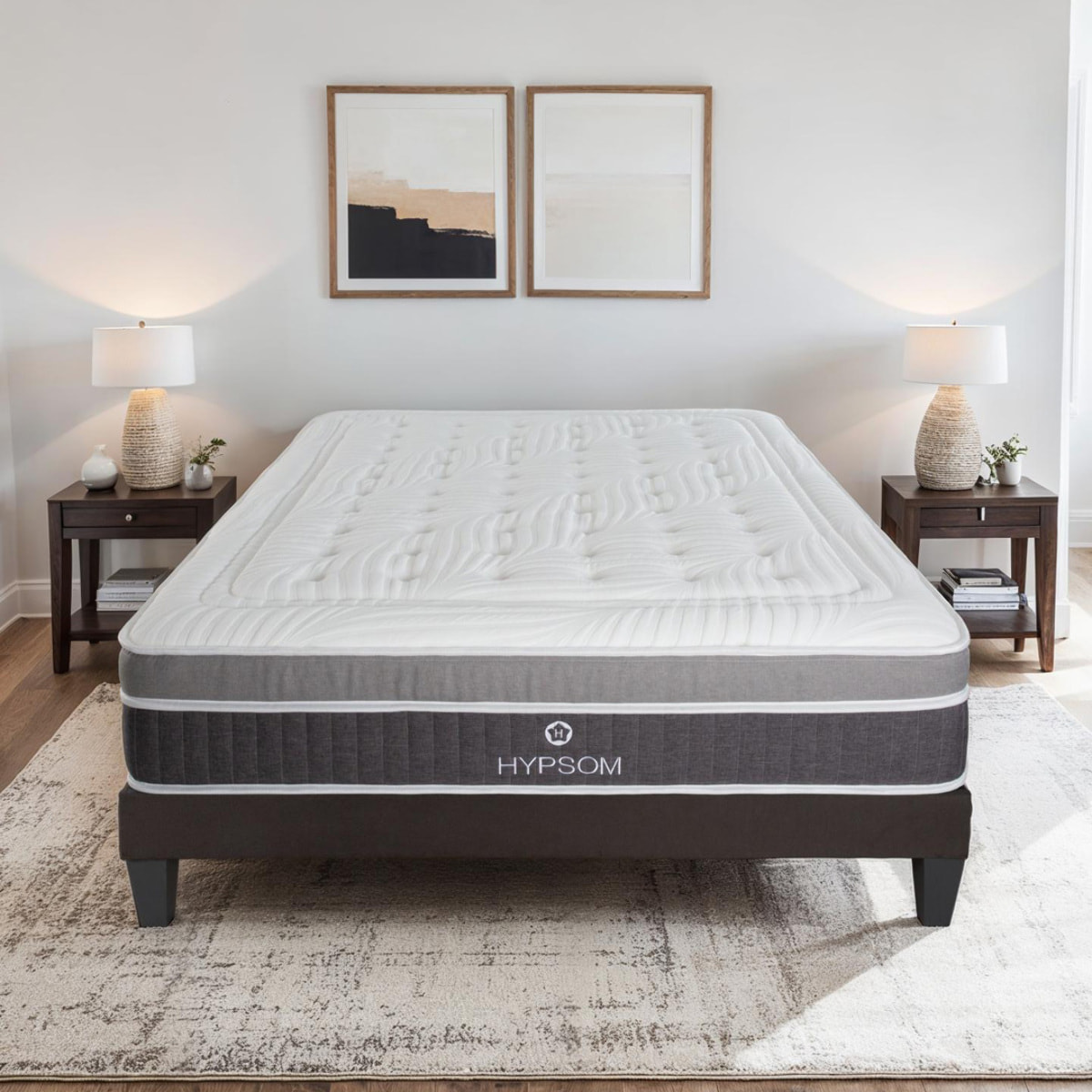Matelas Élégance, Soutien Ferme, 26 cm, Mémoire de Forme & Mousse Hypersoft HR