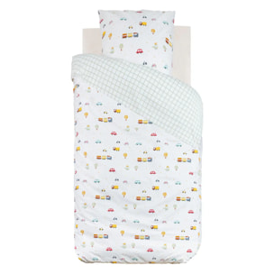 Parure de lit Telma motif voiture 140x200cm