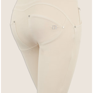 Pantaloni push up WR.UP® vita alta superskinny tessuto navetta