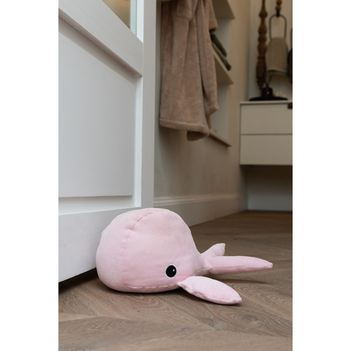 J-Line butoir de porte Baleine - textile - rose