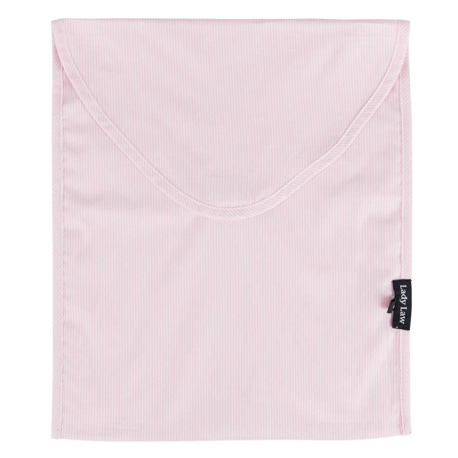 PANTALONE LADY LAW cotone riga rosa e bianca