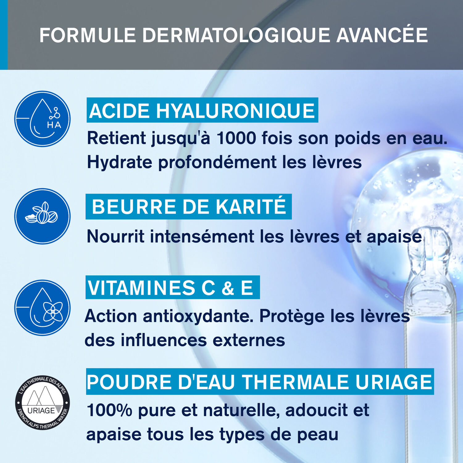 Eau Thermale - Stick Lèvres Hydratant 4 g