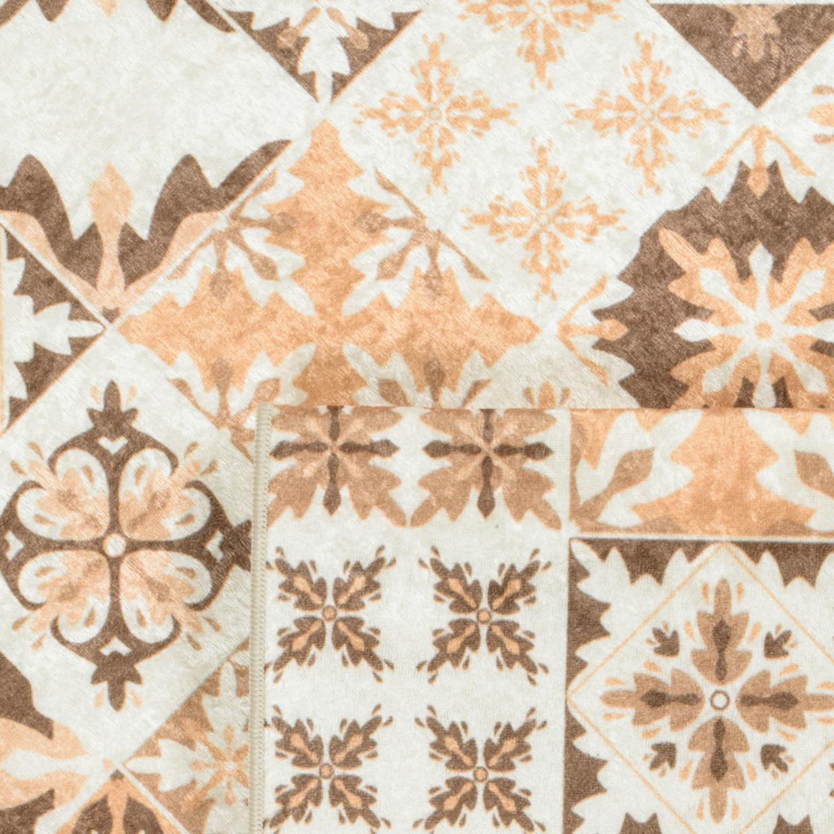 Tapis de cuisine motif carreaux de ciment BAME
