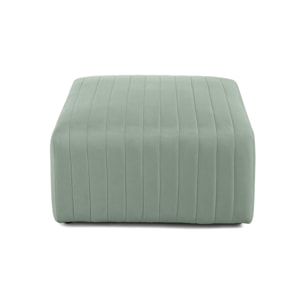 Nova - pouf modulable - en velours - Bleu