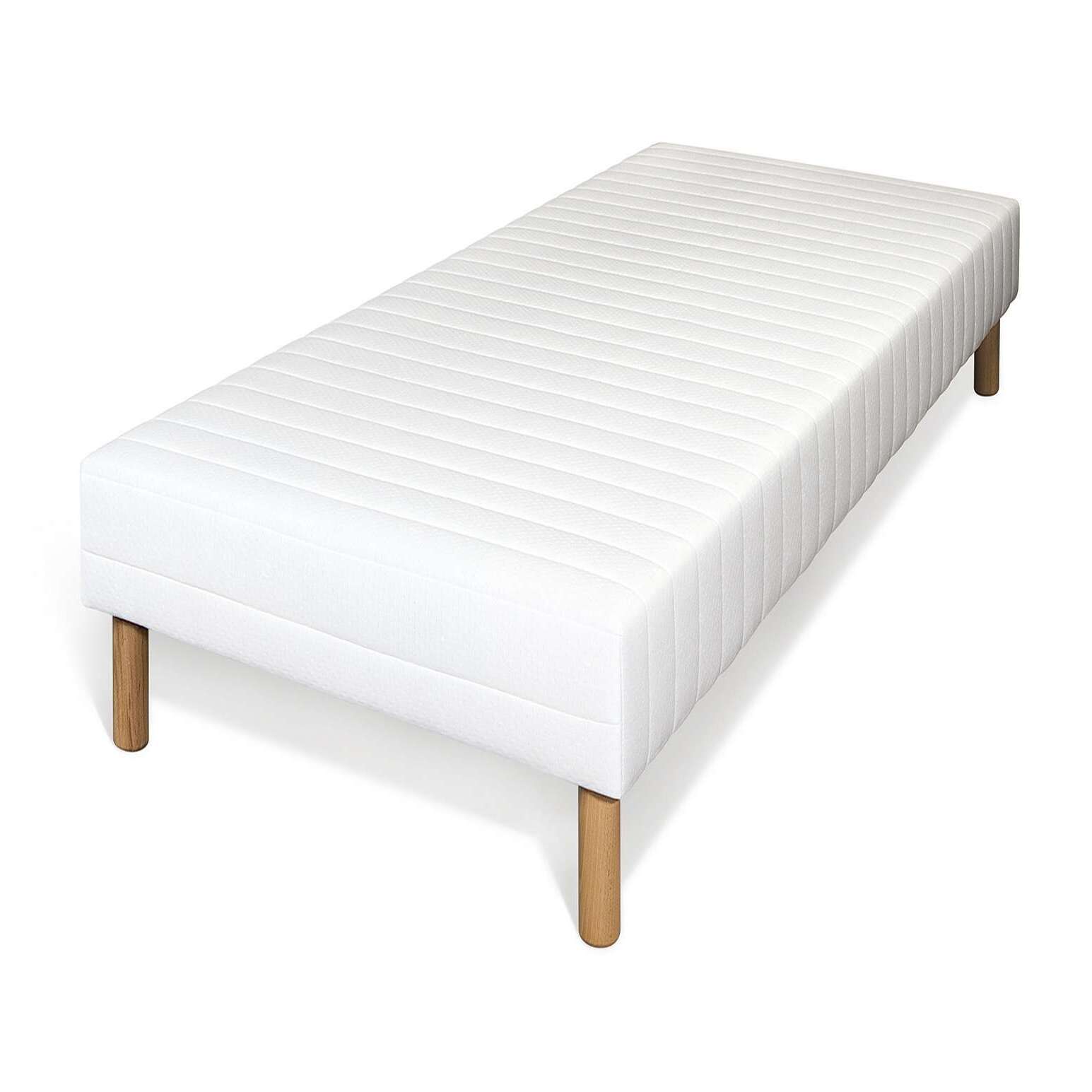 Sommier tapissier à lattes recouvertes