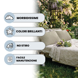 COPPIA FEDERE ELEGANT, 100% Microfibra - TORTORA