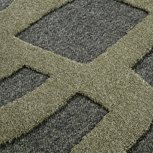 Tapis kilim, motif géométrique authentique, kilim tissé, fylo