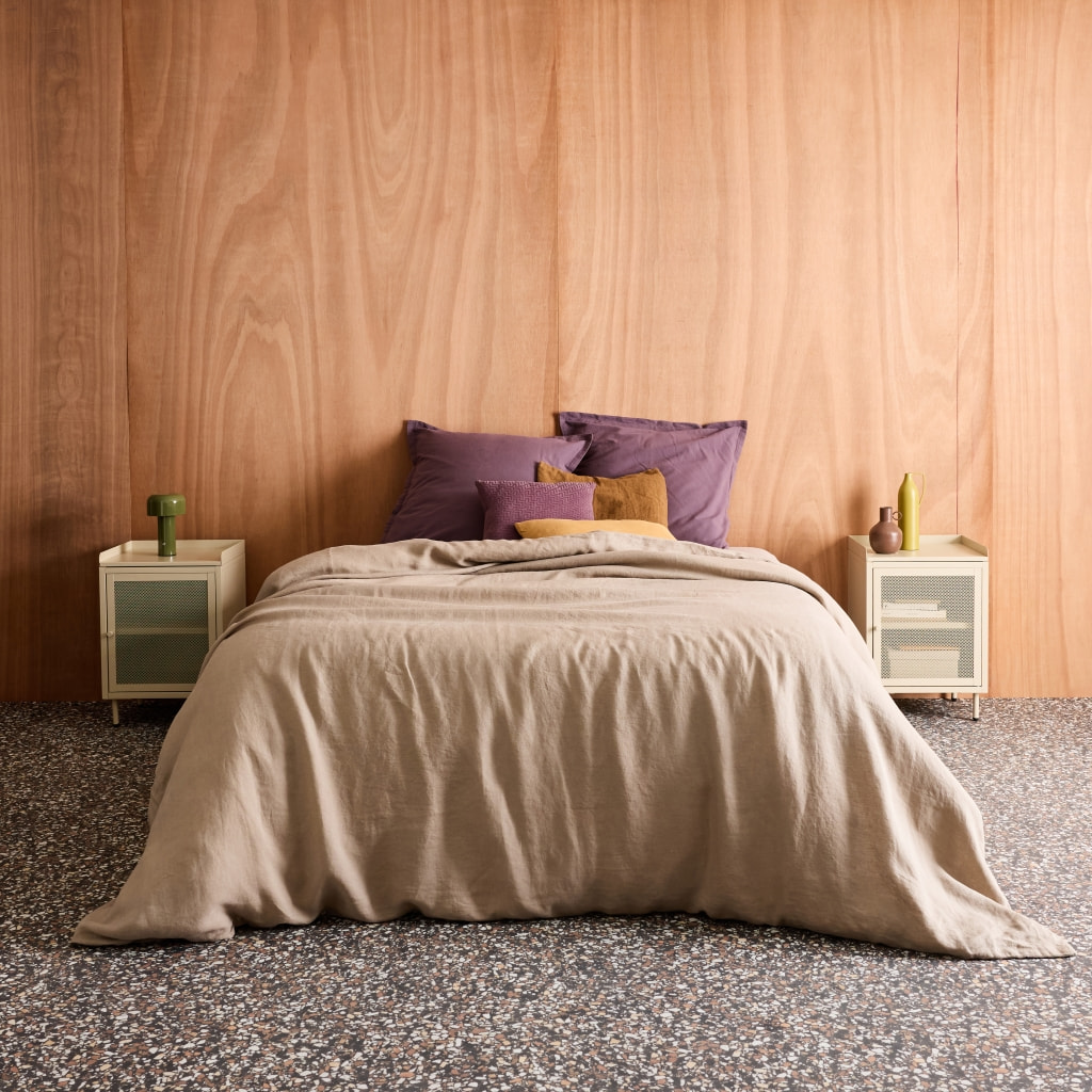 Table de chevet industrielle métal 1 porte (lot de 2) OHIO