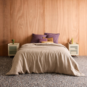 Table de chevet industrielle métal 1 porte (lot de 2) OHIO