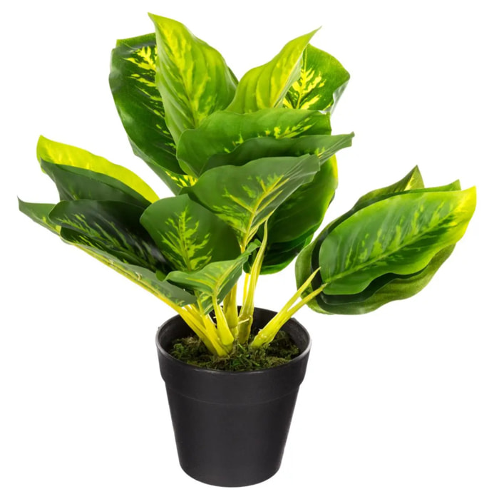 Plante artificielle pot ciment H30cm