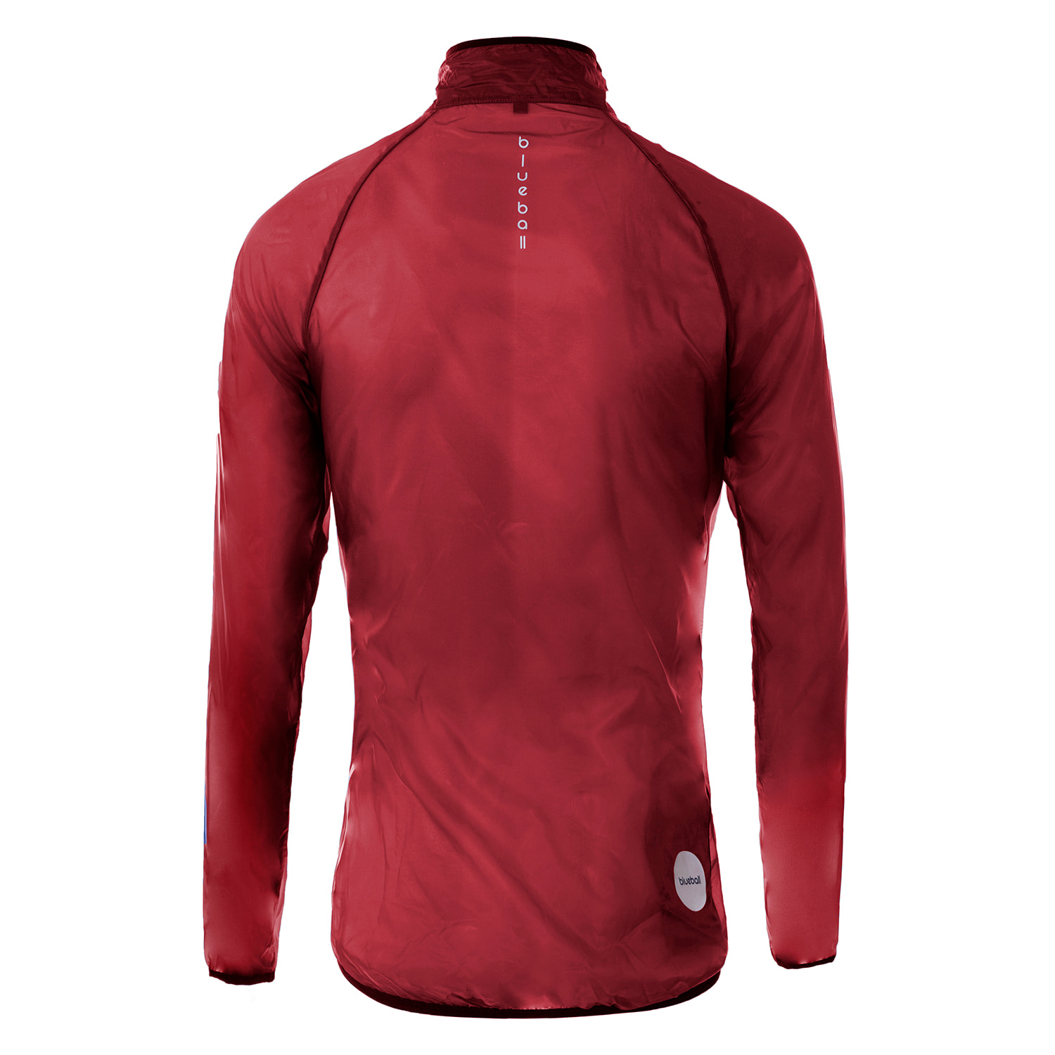 CHAQUETA DE LLUVIA DE CICLISMO PARA HOMBRE BLUEBALL EN GARMET