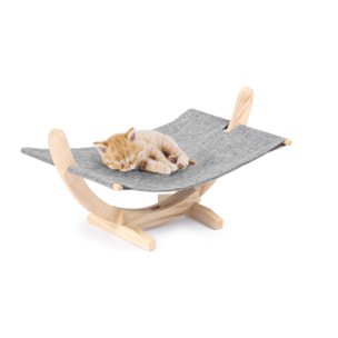 Hamac pour chat gris