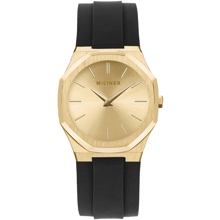 Reloj Millner OXFORD-SPORT-GOLD Mujer Analogico Cuarzo con Correa de Silicona