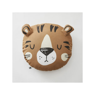 Coussin en forme de tigre avec housse amovible en coton - DIEGO