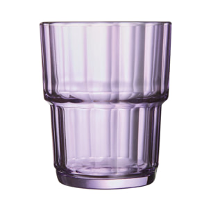Set di 12 bicchieri da acqua 25 cl in vetro colorato Sweetie Pie - Luminarc