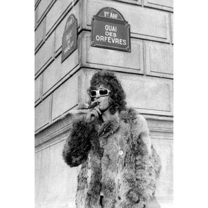 Tableau Michel Polnareff à Paris Toile imprimée