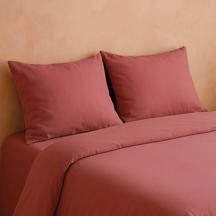 Funda de Almohada - 100% Algodón - Fucsia