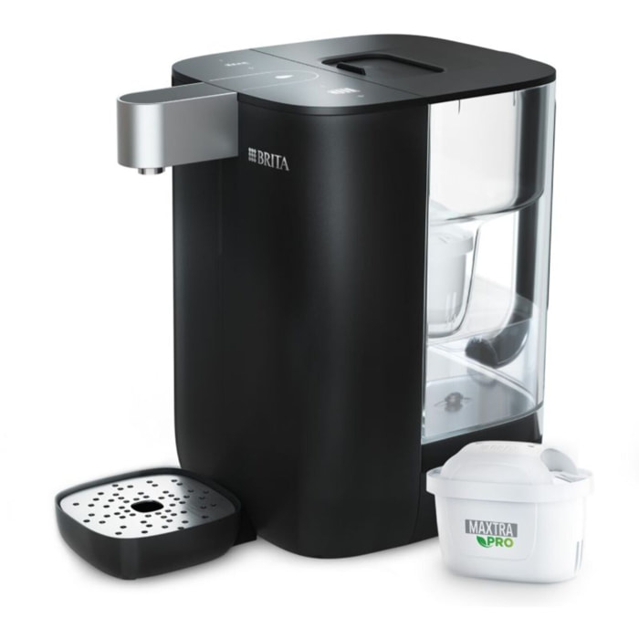 Fontaine à eau BRITA CUBE (4.0 L) technologie UV-C & filtre à eau MAXTRA PRO Expert anti-tartre