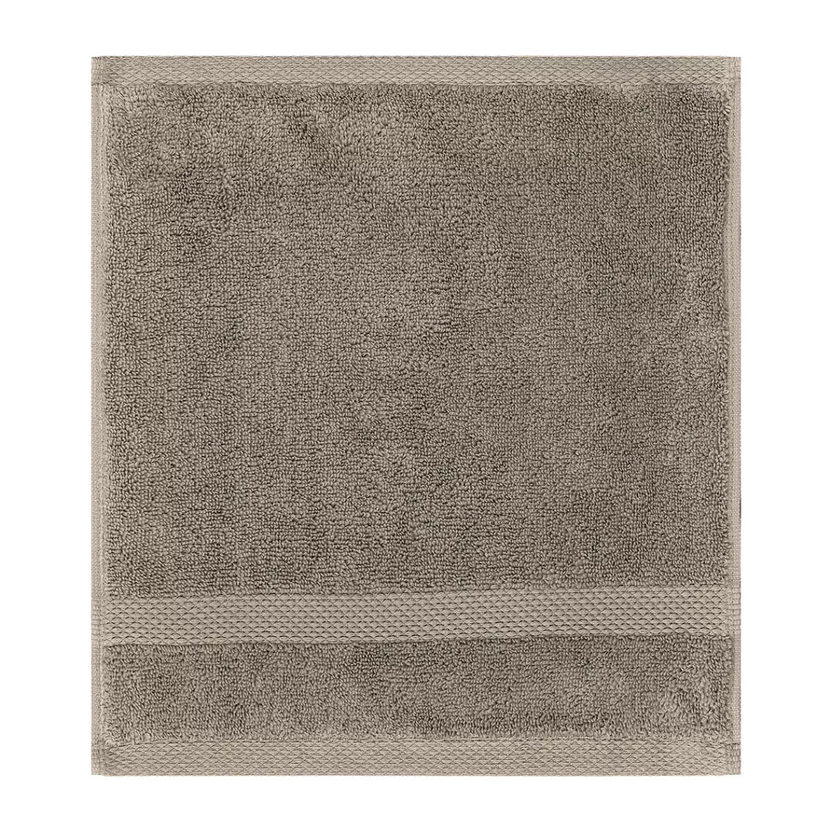 Carre pur coton 550 g/m² uni beige Elea chataignes