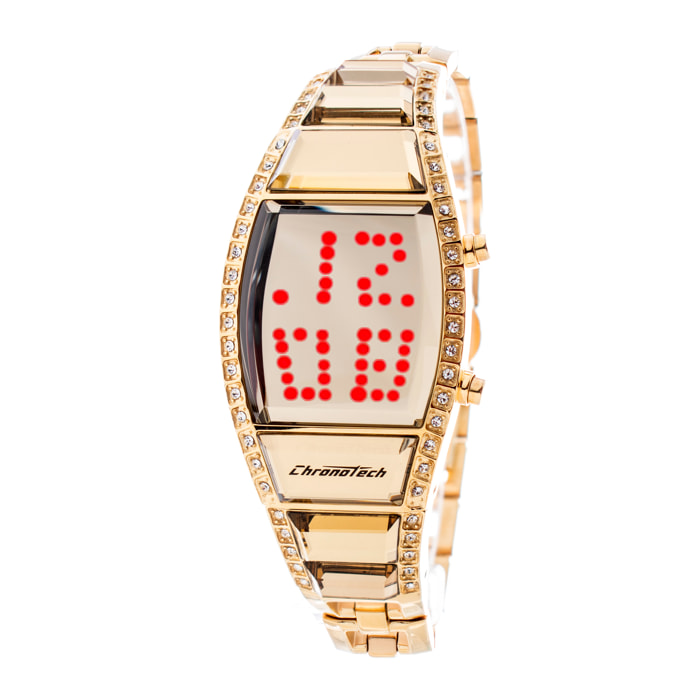 Reloj Chronotech CT7122LS-09M Mujer Digital Cuarzo con Correa de Acero