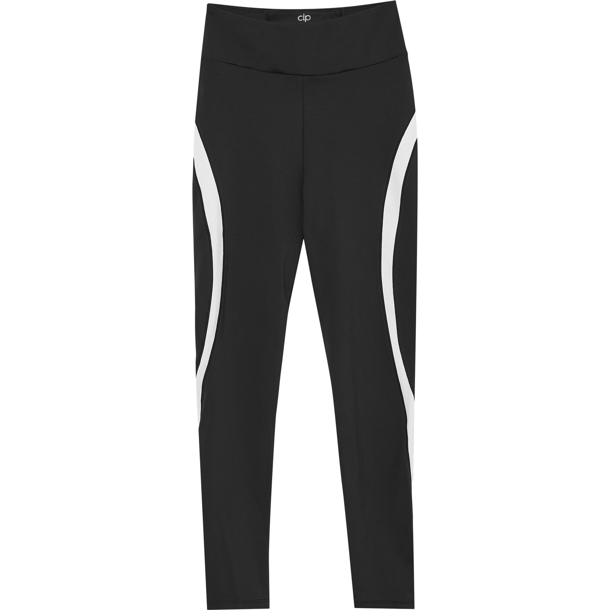 Leggings microfibra bande contrasto